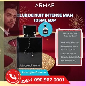 Club De Nuit Intense Man EDP Đậm, sang trọng và bền mùi (2)
