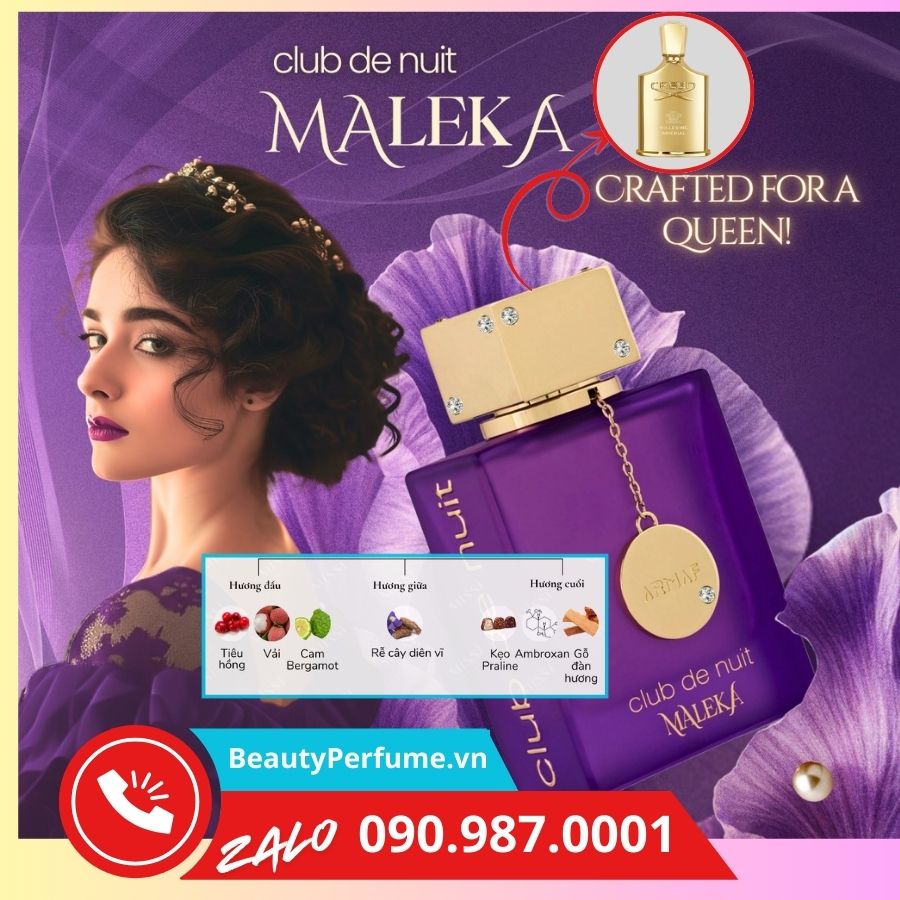 Nước Hoa Dubai Club de Nuit Maleka EDP 105ml (2)