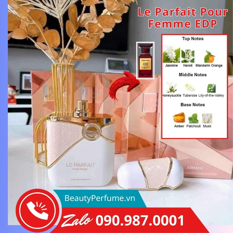 Nước hoa Nữ Armaf Le Parfait Pour Femme EDP 100ml - Nhẹ nhàng, quyến rũ (2)